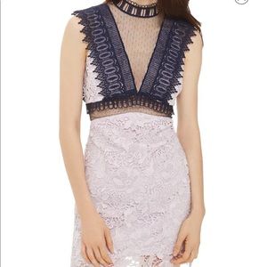 Contrast & Illusion Lace Minidress
TOPSHOP